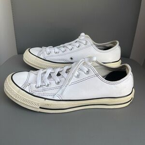 Converse Kids Chuck Taylor 70 Low White Black Sneaker Size 4.5